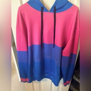 Bisexual pride flag sweatshirt